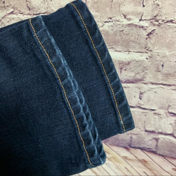 Abercrombie & Fitch Erin Stretch Dark Wash Straight Leg Jeans - Picture 6 of 9